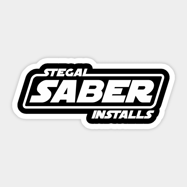 Stegal Saber Installs Sticker by IllustCreations